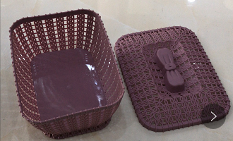 227807 small rectangular storage basket, clothing storage box, plastic sundries storage box wholesale details Picture