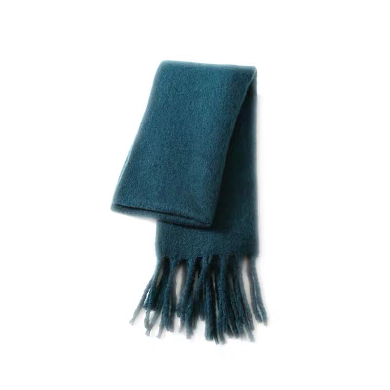 Women's Shawl Autumn-Winter Coat All-In-One Thick Casual Explosive Scarf details Picture