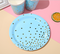 欧美烫金圆点生日派对用品主题餐具一次性纸杯餐盘套装蓝底厂家产品图