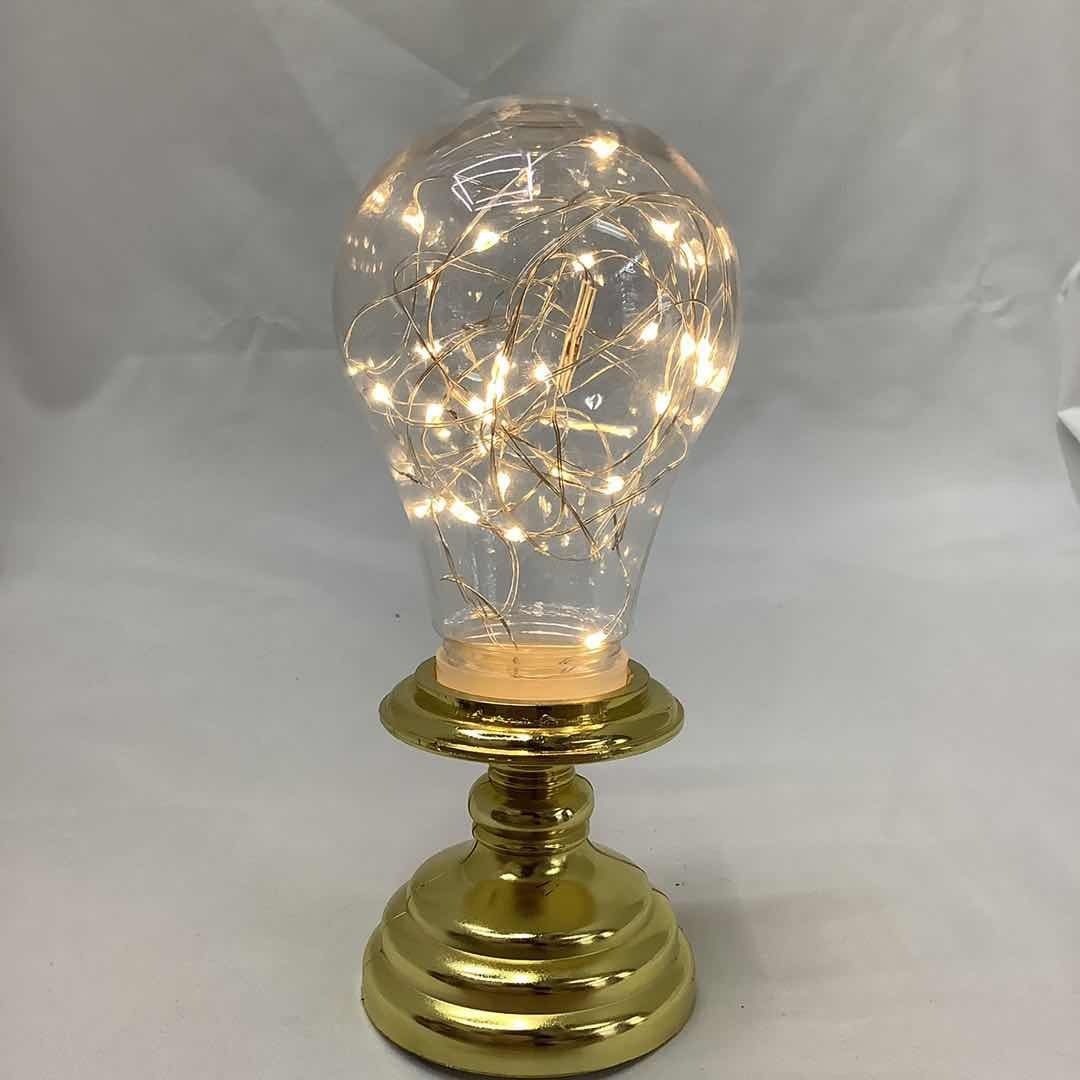 Bulb-shaped led creative night light, Edison tungsten filament lamp