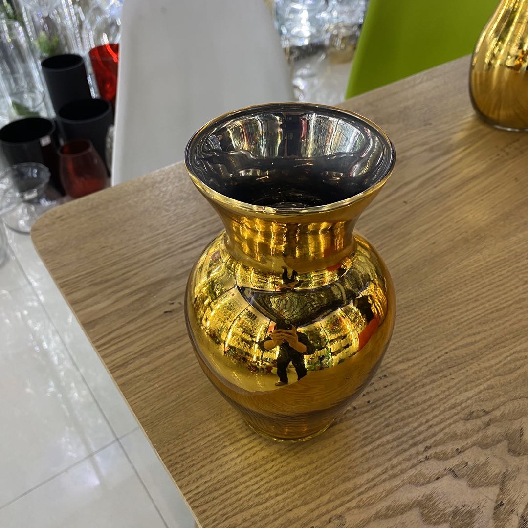 Factory direct sales, wholesale and retail of narrow-mouthed electroplated vases. For orders in stock, please consult details Picture