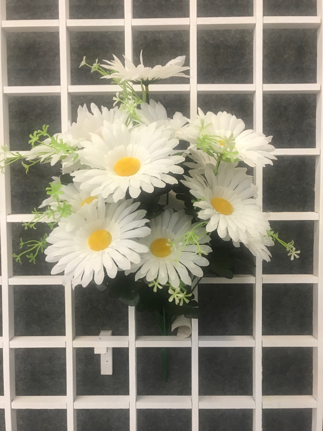 北长人造仿真丝花厂绢布18头平菊