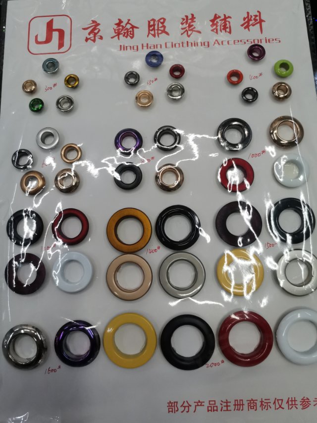 Copper metal chicken eye buckle, hollow rivet, copper eye buckle, air hole buckle, ventilation hole, advertising paper card hole, tag buckle, small size