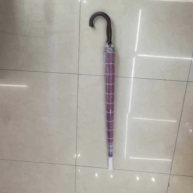 Adult long-handled umbrella with fluorescent tape waterproof case