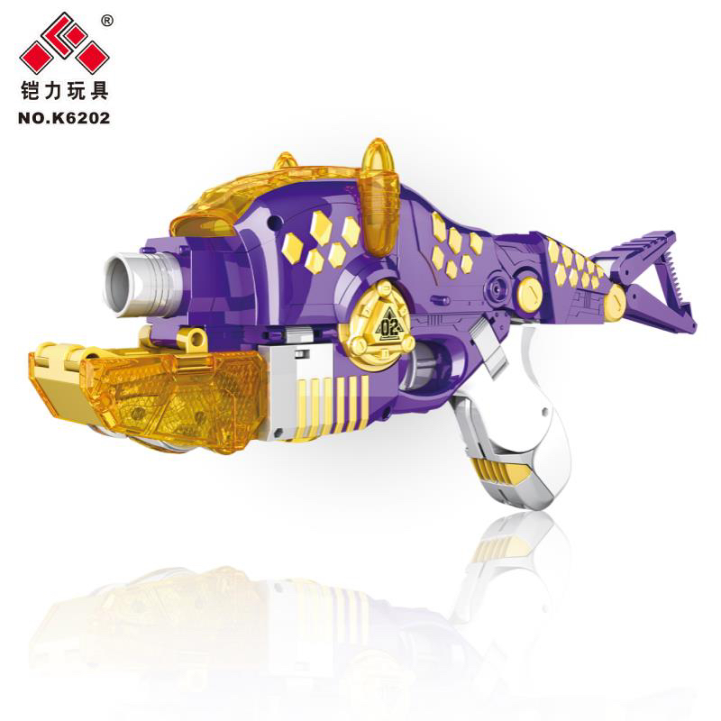 合金变形恐龙枪可发射吸盘子弹儿童玩具枪软弹枪手枪抢岁男孩礼物详情图2