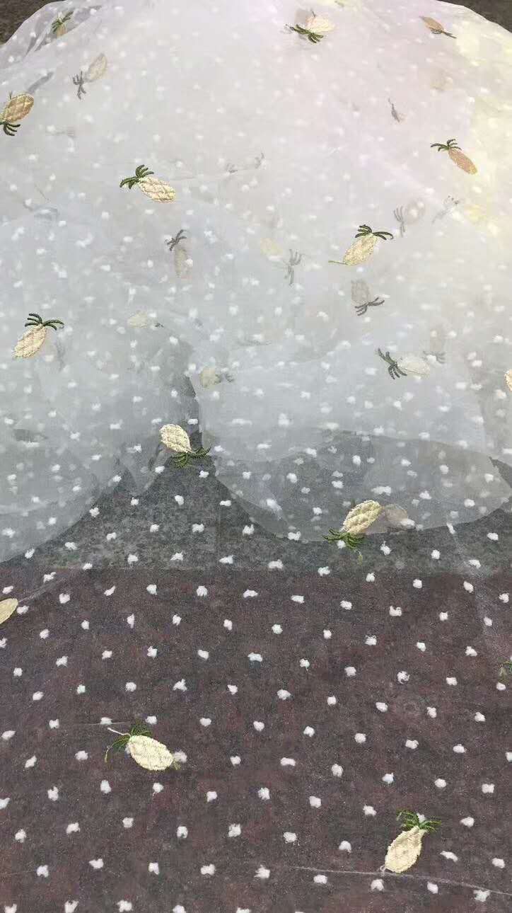 Encaje de cantón encaje de tela de poliéster encaje bordado soluble en agua cortinas de ropa encaje suave para el hogar al por mayor Specification image