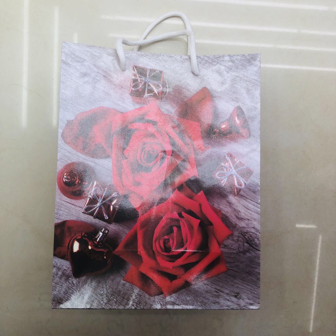 精致唯美玫瑰花系列礼品袋手提袋购物袋 可定制