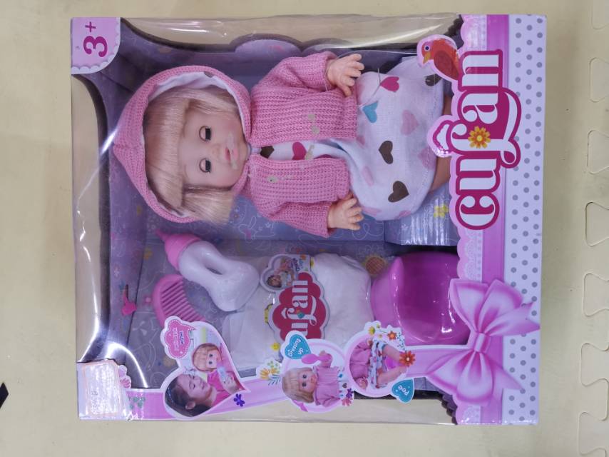 "Play House Series Barbie Doll vinyl material gift box set.