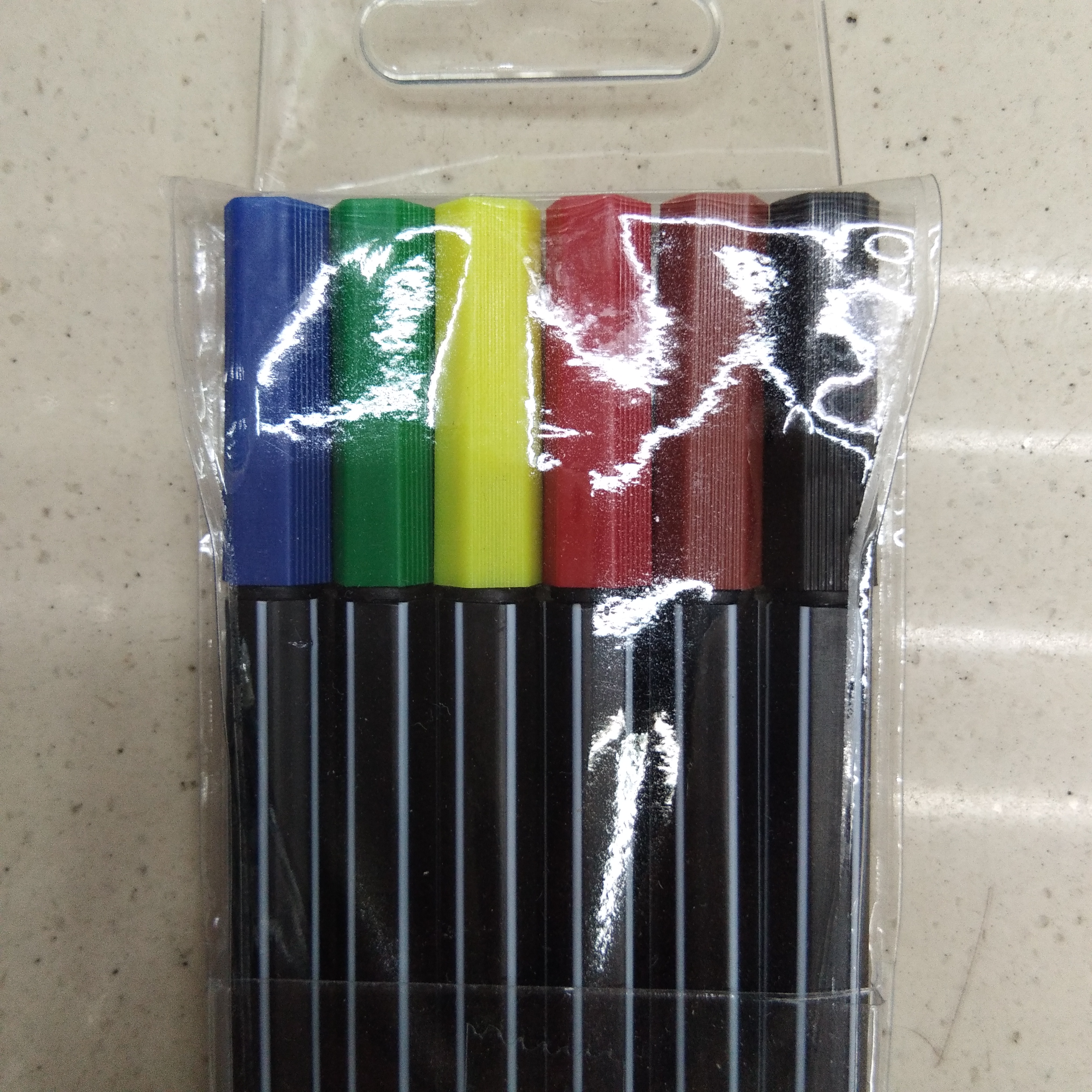 Meile Children's Graffiti Thick Stick Washable Watercolor Pen Painting Marker Student Brush Set Wholesale details Picture