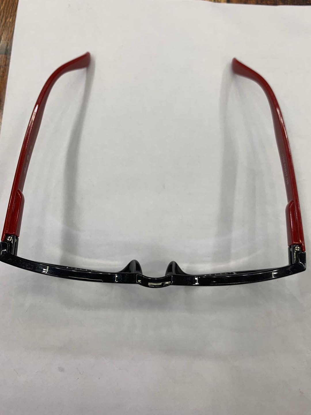 Ladies' butterfly-shaped large black frame myopia glasses, plain glasses, resin details Picture