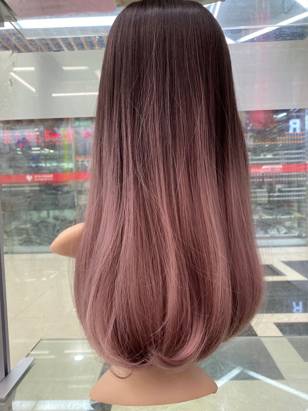 Tanglong matte high-temperature silk rose net dyed wig Specification image