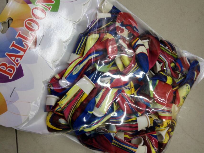 European and American style agate-colored balloons Specification image