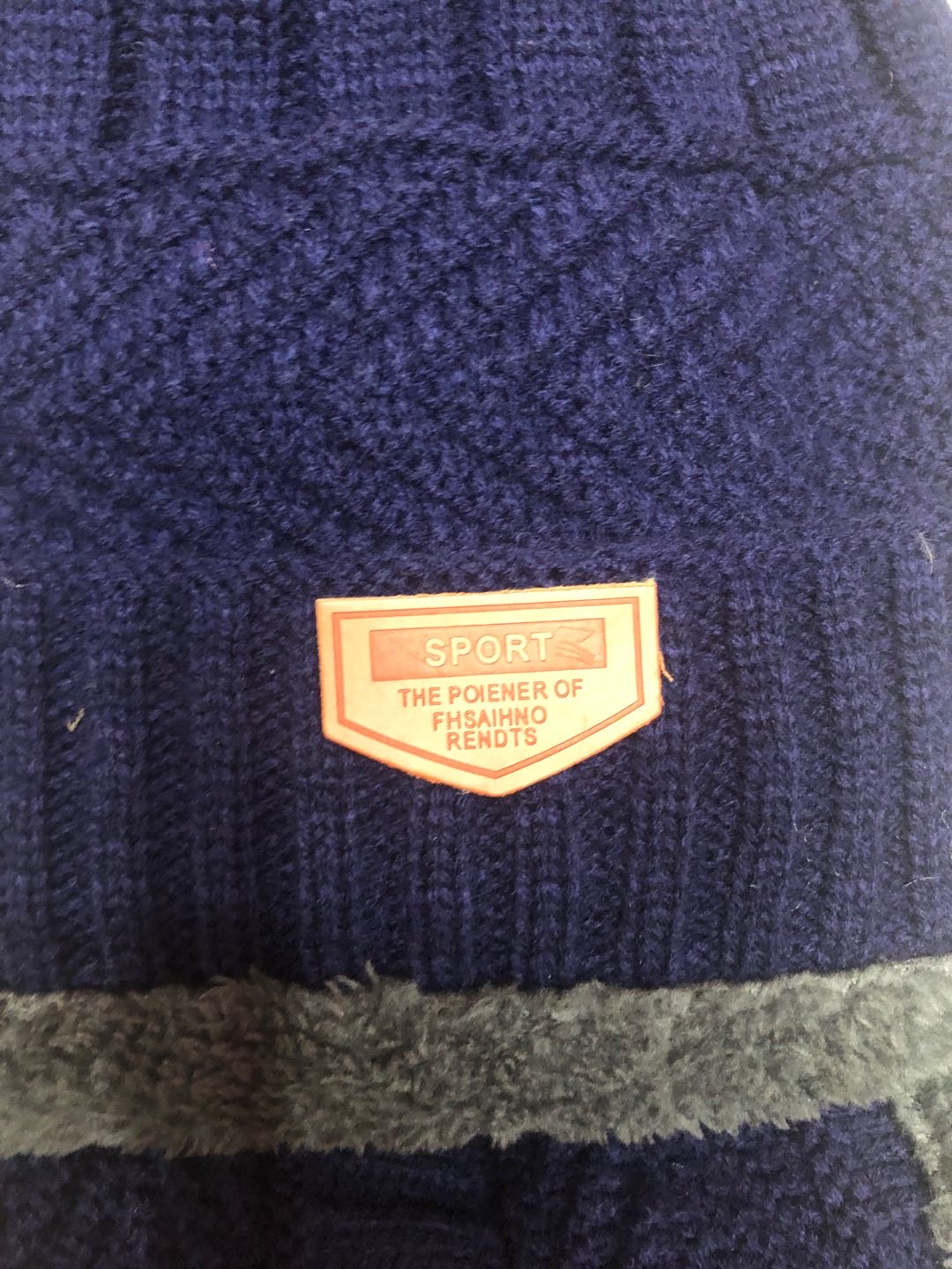 Women's Autumn/Winter Cherney Hairball Wool Hat Warm Ear Protection Thickened Fleece Knitted Hat details Picture
