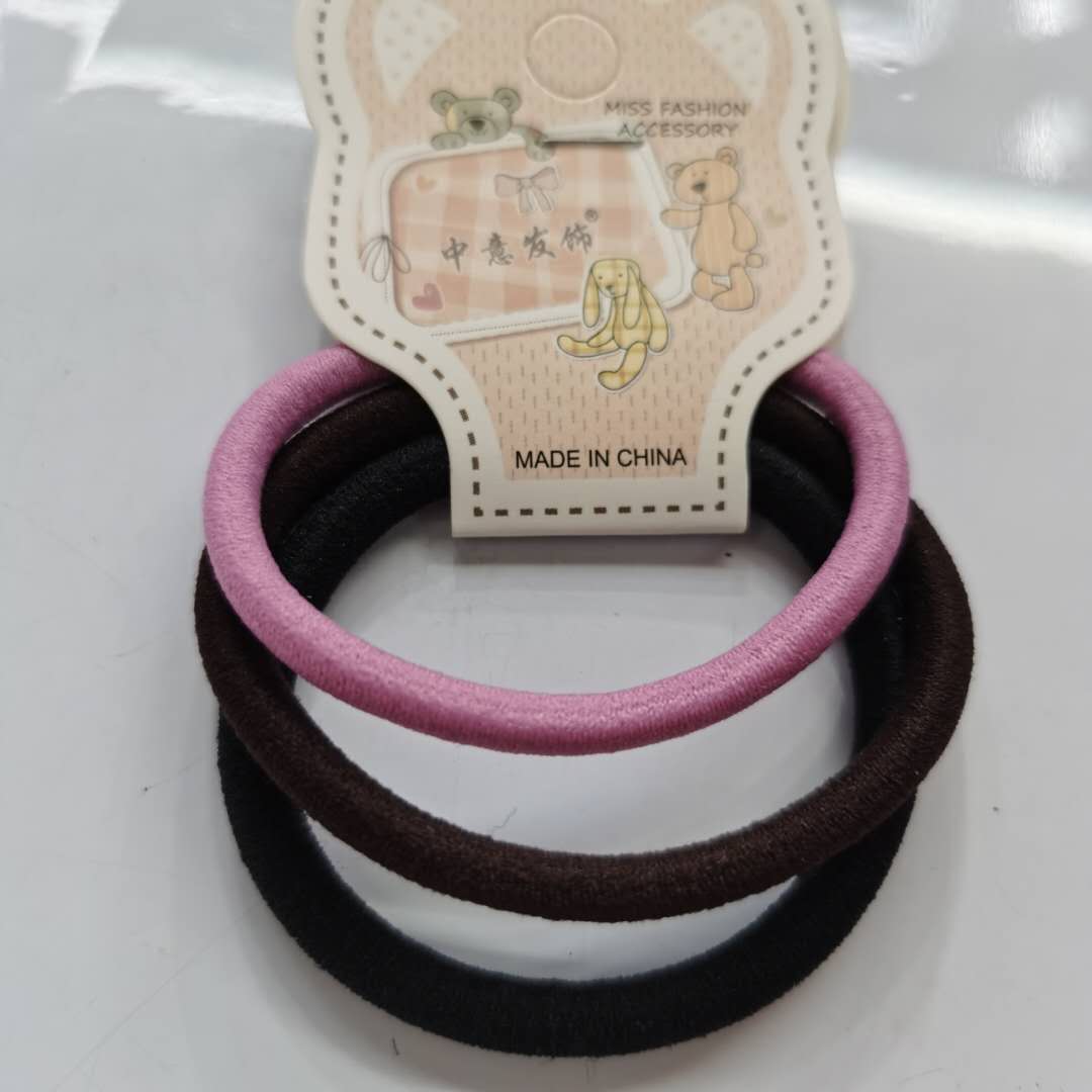 Korean-style fashionable and versatile women's hair band with high elasticity and popular rubber bands Specification image