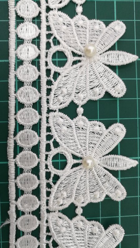 New clothing lace water-soluble embroidery collar lace, home clothing accessory lace details Picture