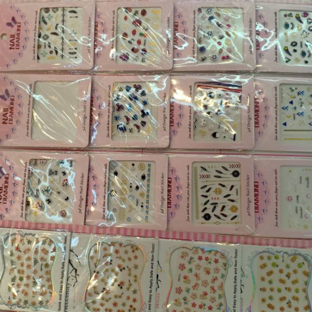 韩版指甲贴 爆时尚美甲贴细节图