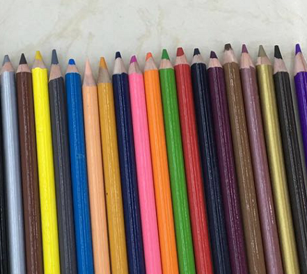 7-24 Color Pencils 219 Primary School Writing Pencil Leather Pencil Wholesale Customization Specification drawing