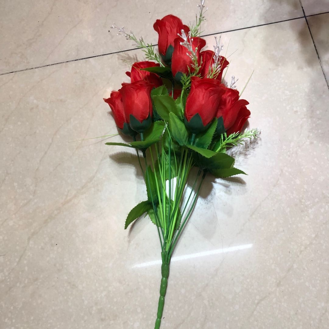 Hot-selling simulation red rose living room decoration floral art photography