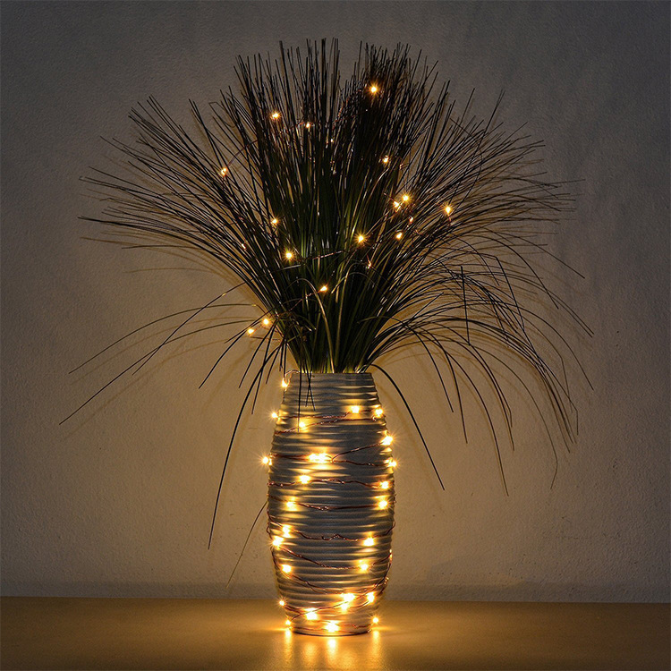 物品装饰铜丝灯定时电池盒LED铜线灯圣诞彩灯