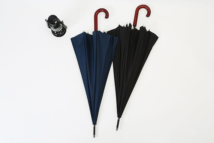 Straight bone fiber windbreak umbrella
