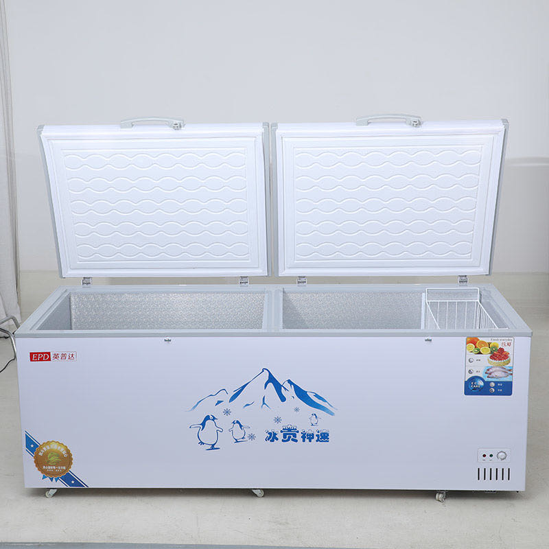 2020新款家用商用大冰柜 卧式商用节能冷柜冷冻柜单温双温冷藏柜图