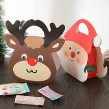 韩国创意圣诞糖果包装盒子圣诞节礼物礼品盒烘焙小喜糖纸盒
