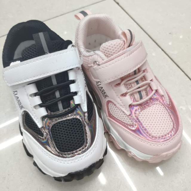 New Children's Shoes Daddy Shoes Breathable Mesh Fabric Boys And Girls Children Non-Slip Children's Sports Shoes
