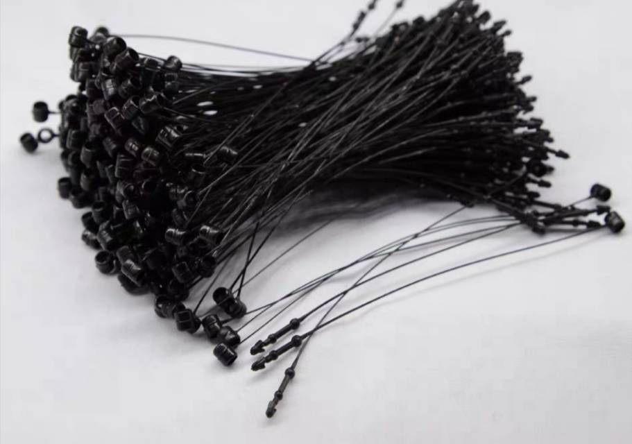 3 Inch Beads Snap Button Tags Line Glue Line Rubber Rope Clothing Tags Wire Clothing Label The Wire Rope To Hang Tag details Picture