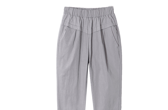 Cotton and linen casual summer pants for women 2020 new Korean style loose Harem pants Specification image