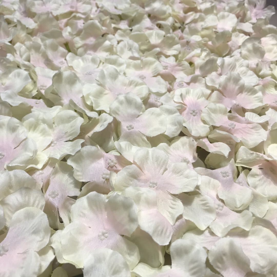 Artificial Flower Row Carpet Silk Flower Hydrangea Flower Row Arch Flower House Roman Pavilion Ceremony Pavilion Flower Catwalk Flower Wedding details Picture