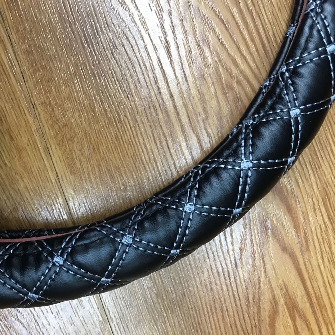 Four Seasons General Purpose Car Handle With Non-Slip Leather Jacket Direction Sleeve Specification drawing