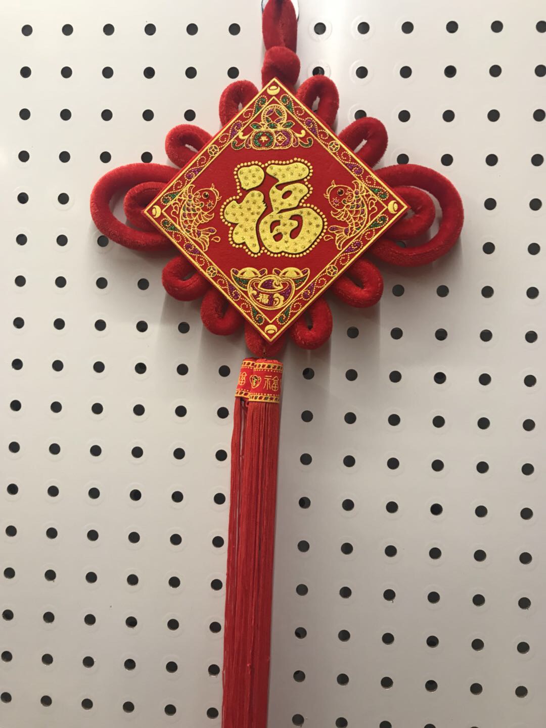 Printed velvet fabric festive wedding home decoration Chinese knot