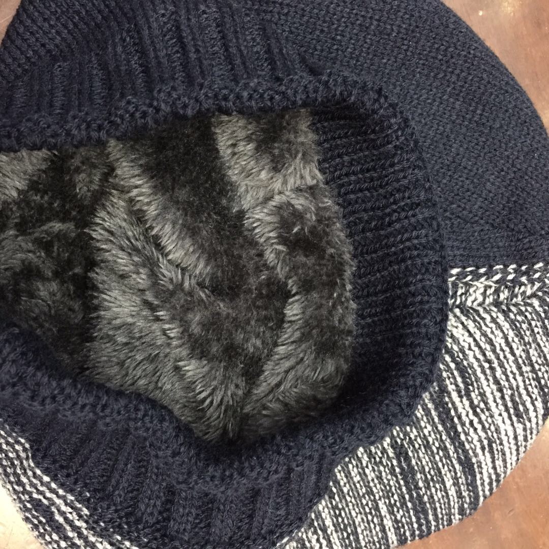 Korean Autumn/Winter Hat For Women Korean Cute Letter Fabric Label Knitted Hat Warm Hairball Wool Hat For Students Specification drawing