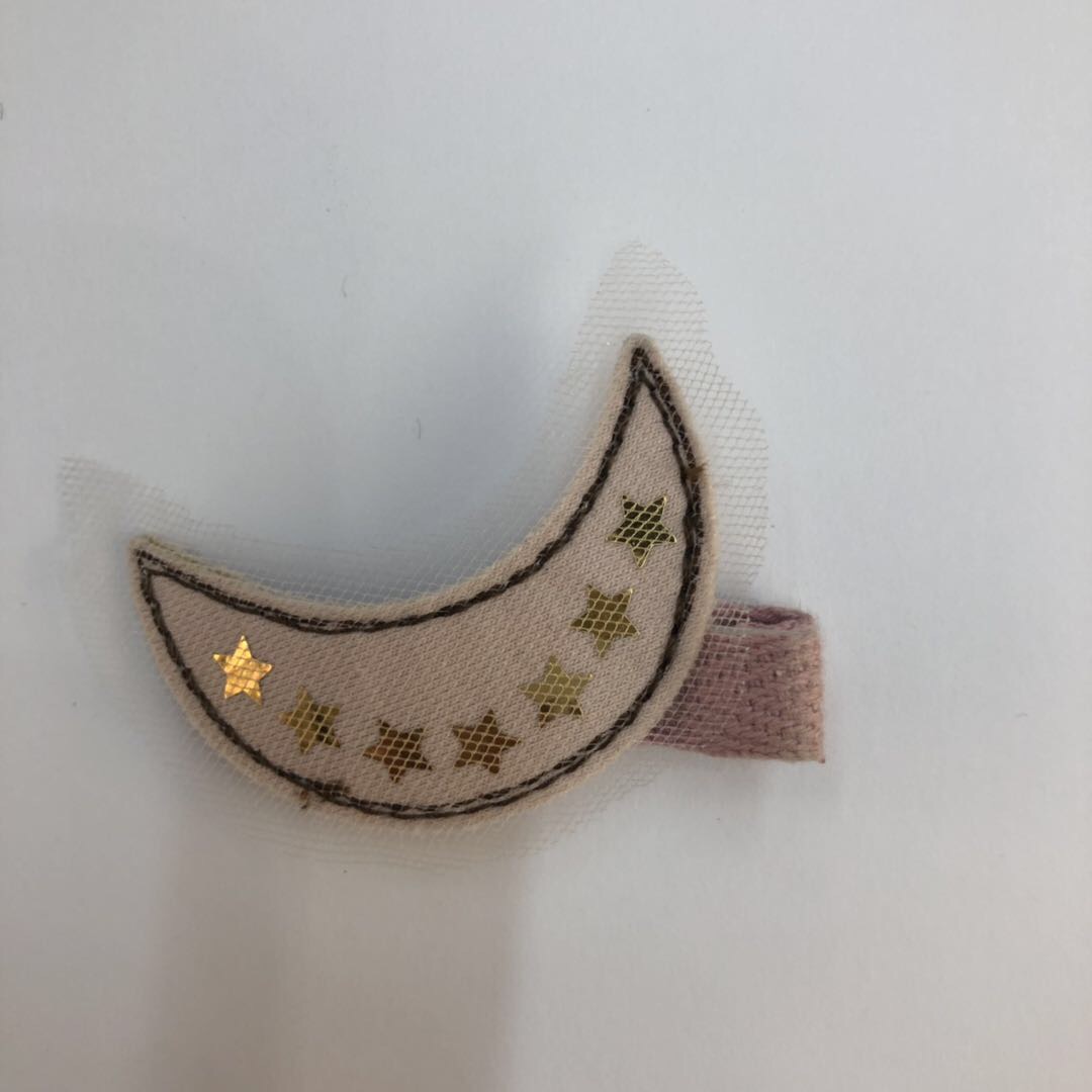 Korean-style fashionable children's hairpin, little girl moon headband details Picture