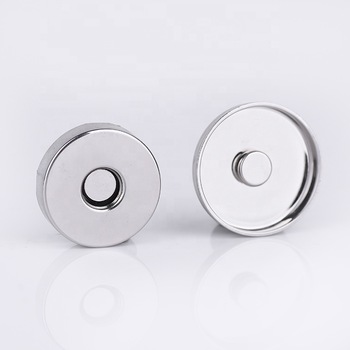 Magnetic button case magnetic buckle Clothing hidden buckle DIY handmade bag hanging gold plated iron buckle thumbnail