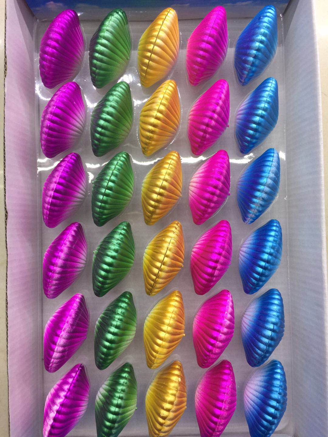 泡大膨胀玩具大扇贝水晶灵超大海洋生物球细节图