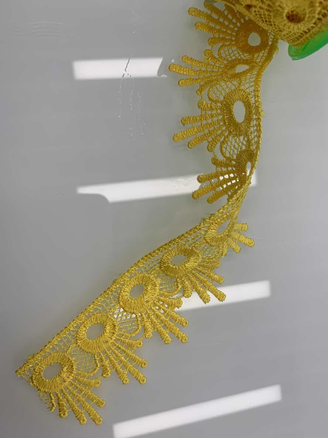 金色1y太阳花花边现货米盘服装服饰配件辅料