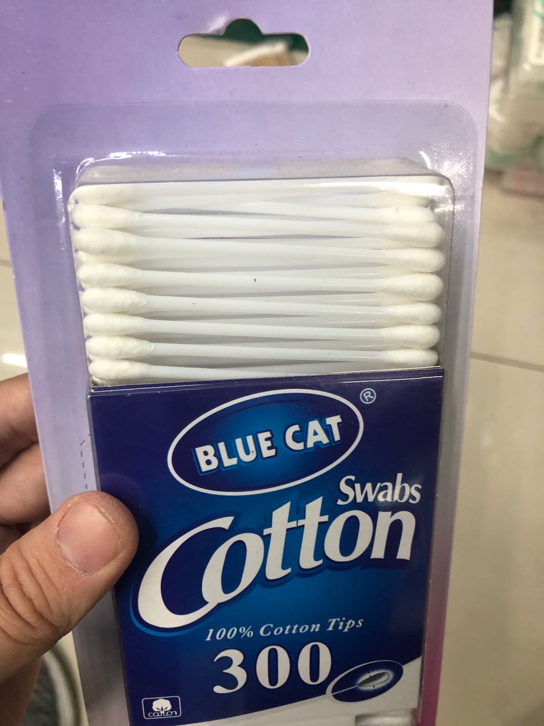 300 Household Cotton Swabs Double-Headed Cotton Swabs Makeup Cotton Swabs Ear Swabs 3129 details Picture