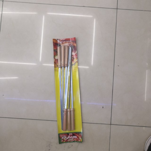 木柄铁镀锌烤针烧烤用具签子 配件烤肉工具烤串烧烤针