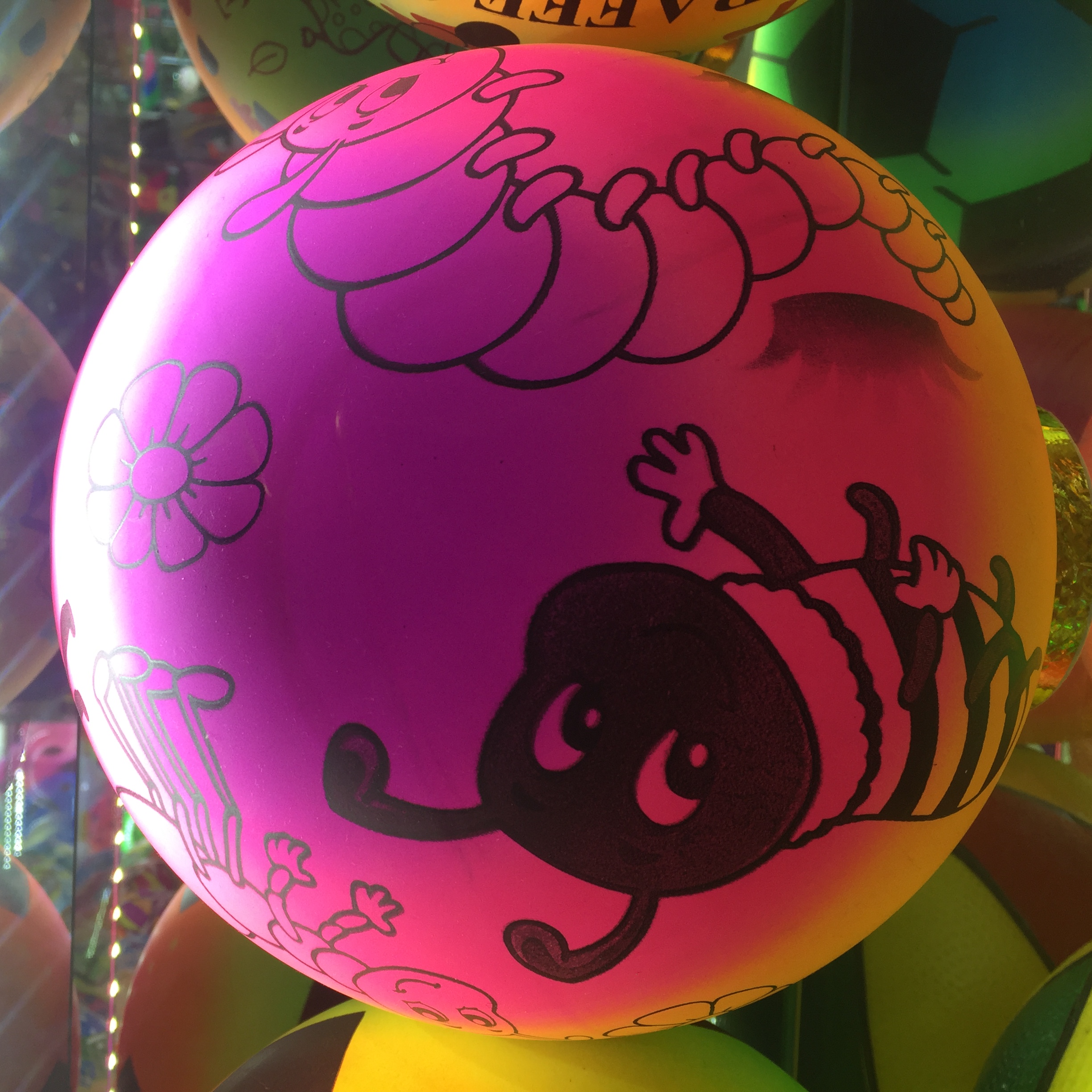 游戏儿童充气球类皮球拍拍球幼儿园宝宝小孩玩具