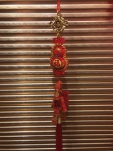 绒布葫芦鞭炮挂件婚庆节庆家居用品