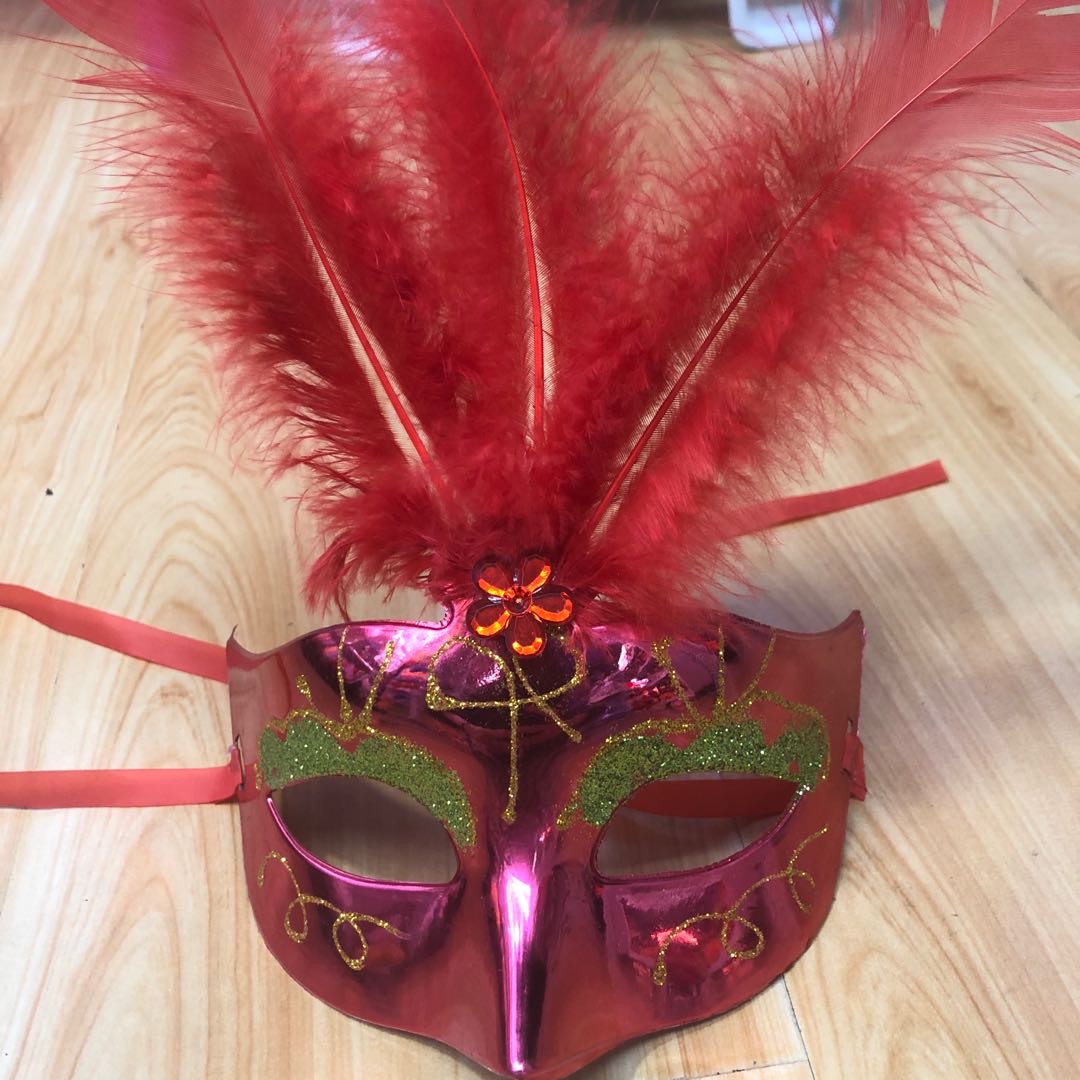 Halloween masquerade mask female half face Princess beauty cute prop mask