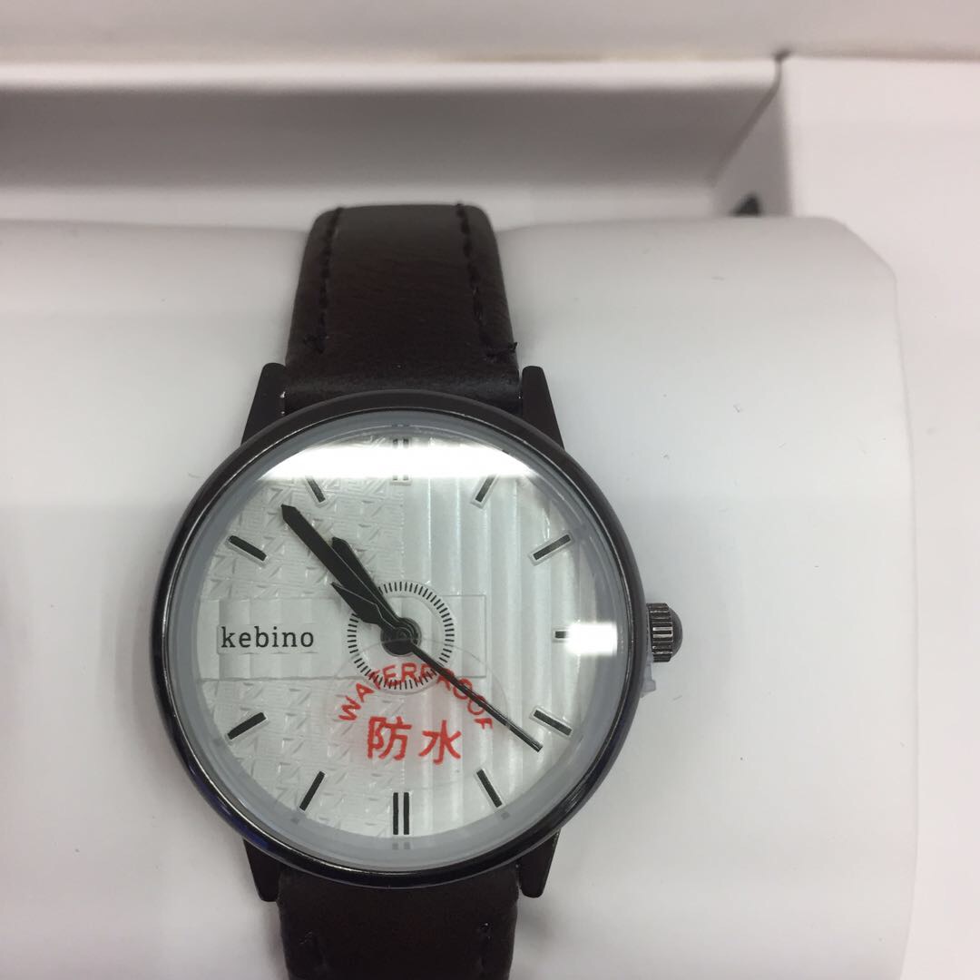 韩版简约时尚手表女士学生手表男士女表情侣防水超薄石英男表腕表细节图