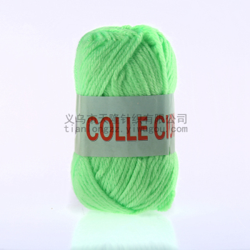 Direct-sale acrylic wool medium and thick thread DIY knitted crochet slippers factory wholesale in multiple colors Specification image