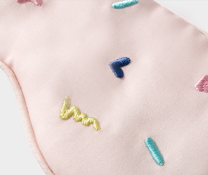Dreamland Series Grinding Stone Pattern Printed Tensilk Eye Mask details Picture