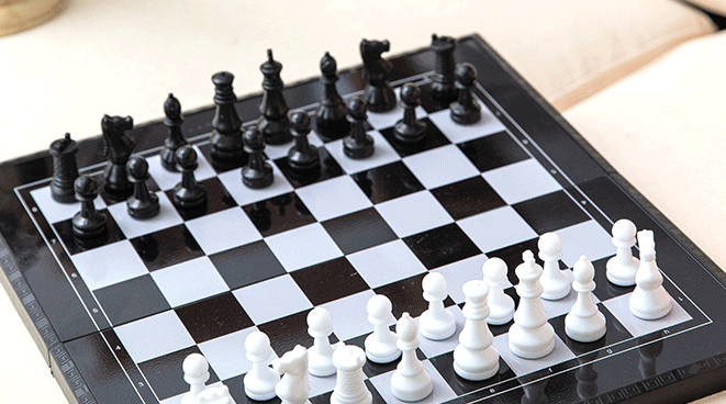 国际象棋折磁性便携叠棋盘儿童学生初学者棋子详情图1