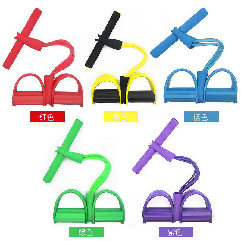 Sit-up assistance equipment home fitness thin belly yoga female exercise stretch rope long stretch deformation elastic unattenuated child pedal tension device thumbnail