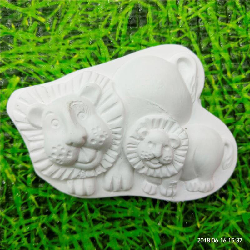 手工diy创意石膏涂色画模具白胚陶瓷绘画