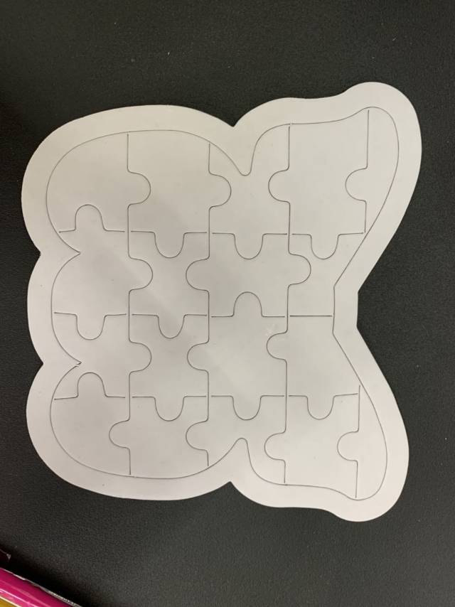 儿童益智玩具填色造型拼图填色画细节图