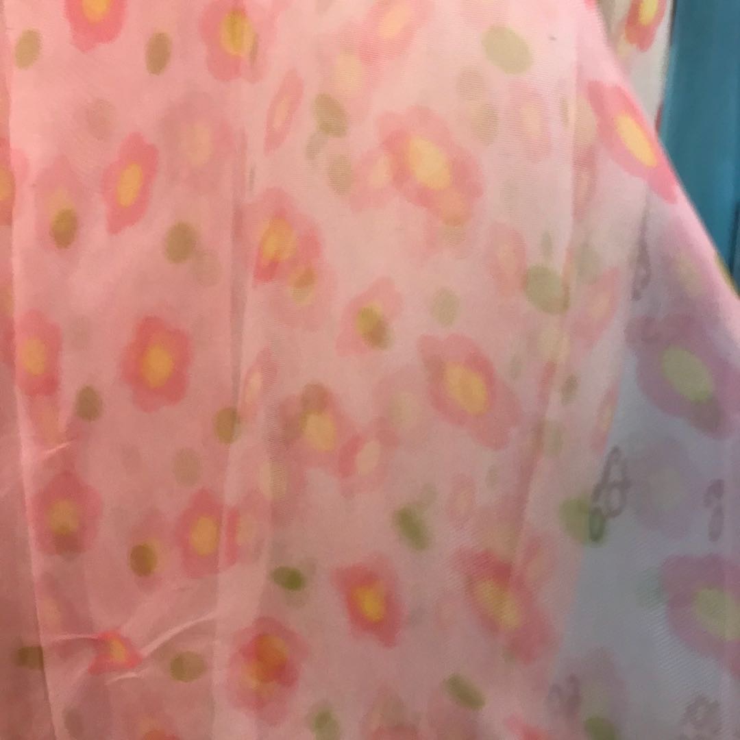 Organza Heat Transfer Flower Small Sunflower Decorative Yarn Hanfu Gauze Skirt Headscarf Sunscreen Clothes details Picture